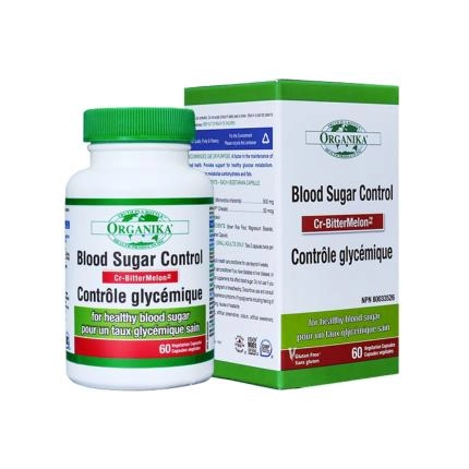Hỗ trợ cải thiện chỉ số đường huyết Organika Blood Sugar Control hộp 1 lọ 60 viên
