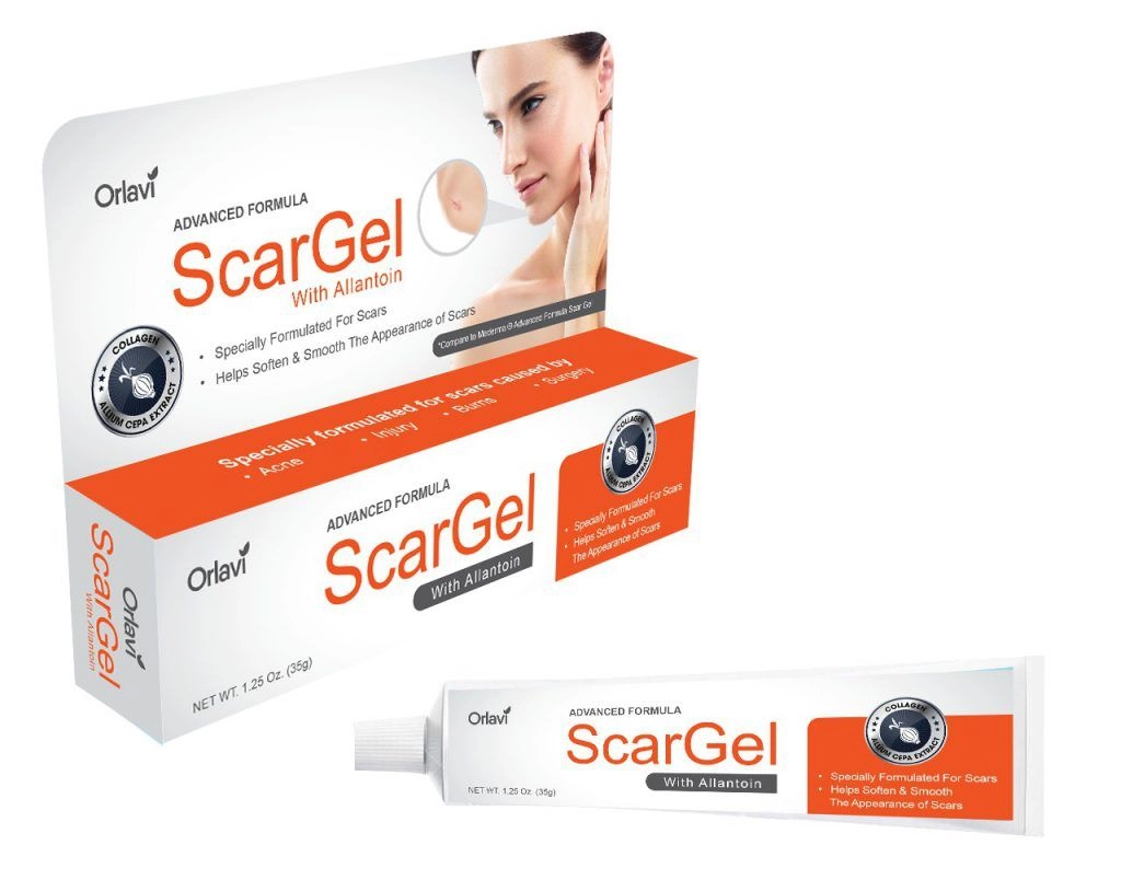 Gel làm mờ sẹo Orlavi ScarGel hộp 1 tuýp 35g