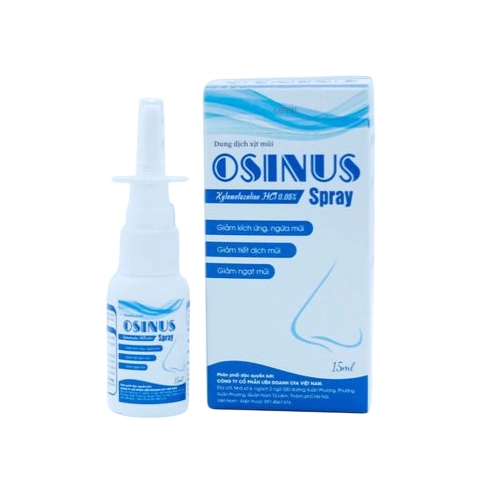 Dung dịch xịt mũi OSINUS Spray  hộp 1 chai 15ml
