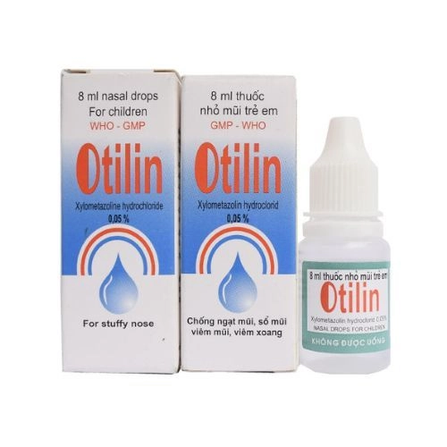 Thuốc nhỏ mũi trẻ em Otilin 0.05% hộp 1 chai 8ml