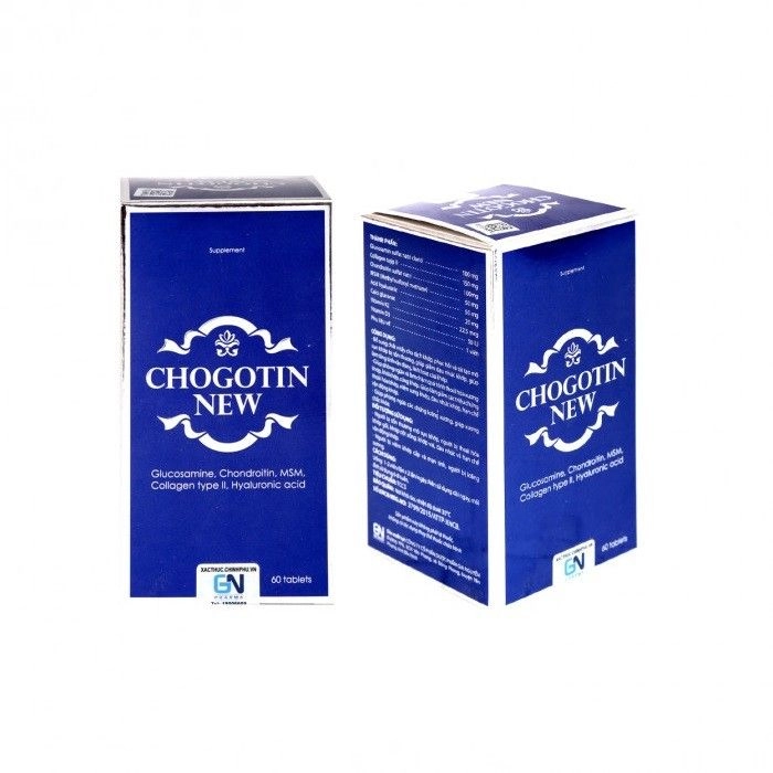 Viên uống bổ khớp CHOGOTIN NEW hộp 1 lọ 60 viên nang cứng