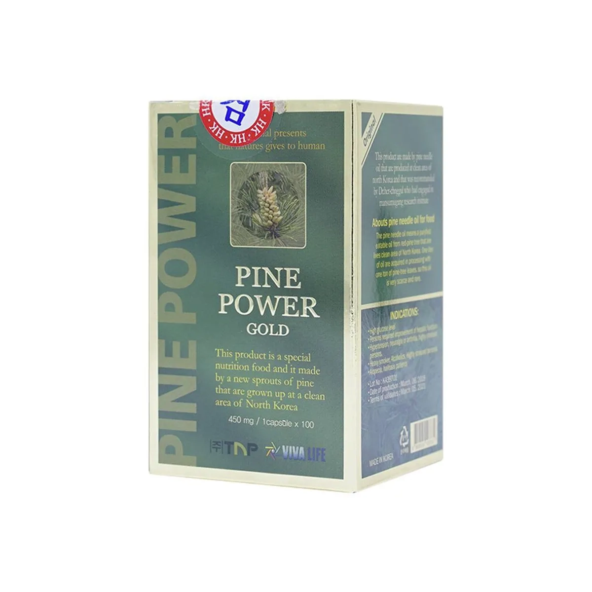 Tinh dầu thông đỏ Pine Power Gold hộp 100 viên