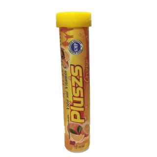 Viên sủi bổ sung vitamin C vị cam Pluszs tuýp 20 viên