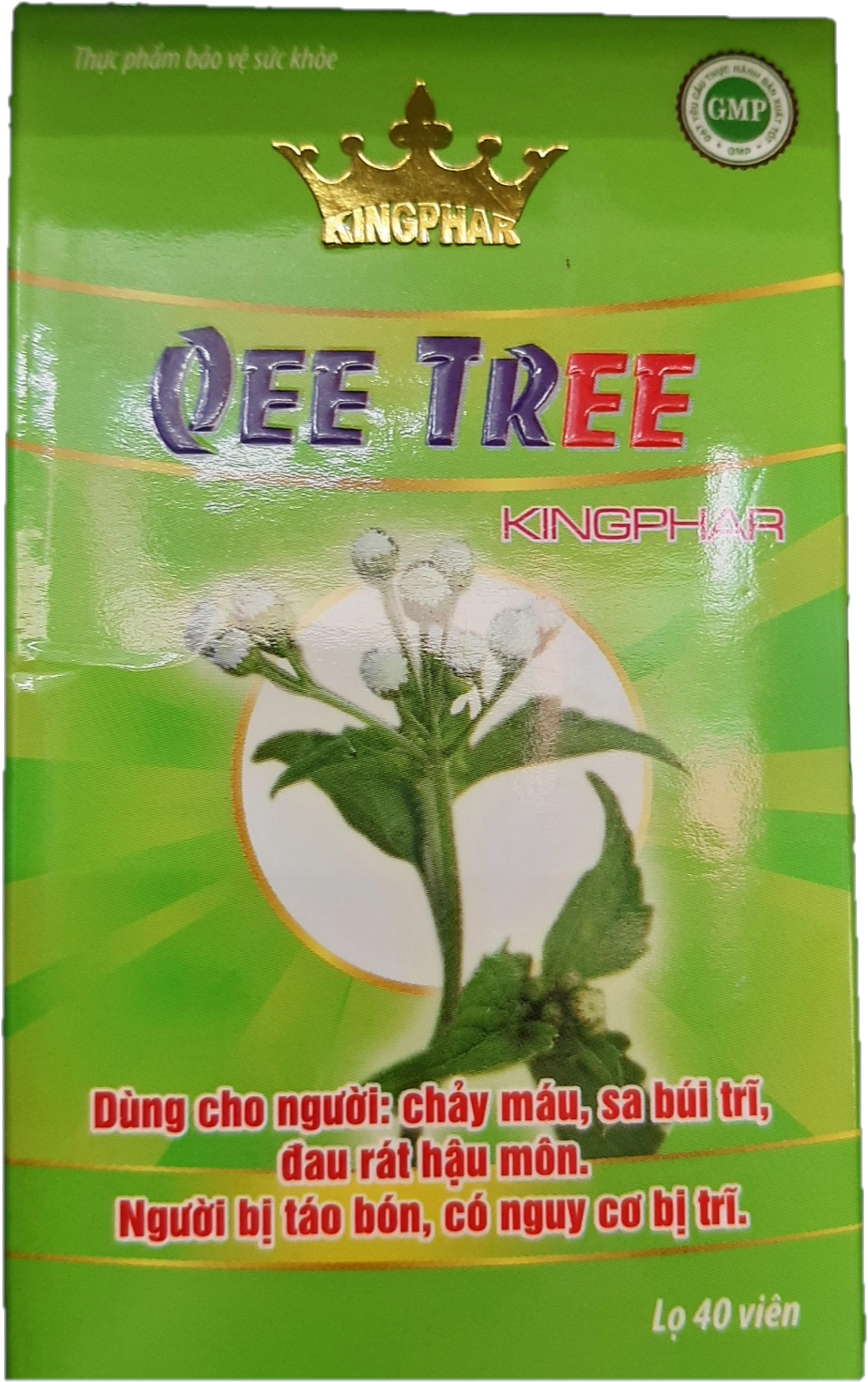 Viên uống giúp bền thành mạch Qee Tree hộp 1 lọ 40 viên