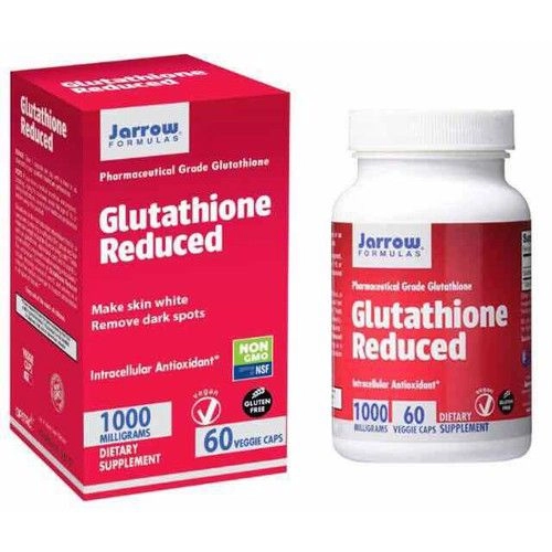 Viên uống bổ sung Glutathione Reduced 1000mg Jarrow hộp 1 lọ 60 viên