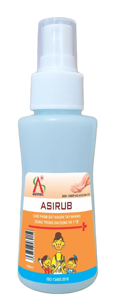 Nước rửa tay khô ASIRUB chai 100ml