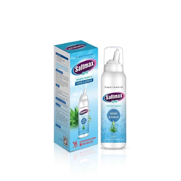 Dung dịch vệ sinh mũi Saltmax Spay Nose & Sinus hộp 1 chai 100ml