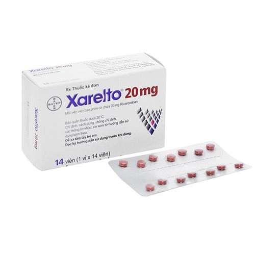 Thuốc điều trị huyết khối tĩnh mạch Xarelto 20mg hộp 14 viên