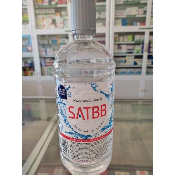 Nước muối sinh lý SATBB chai 1000ml