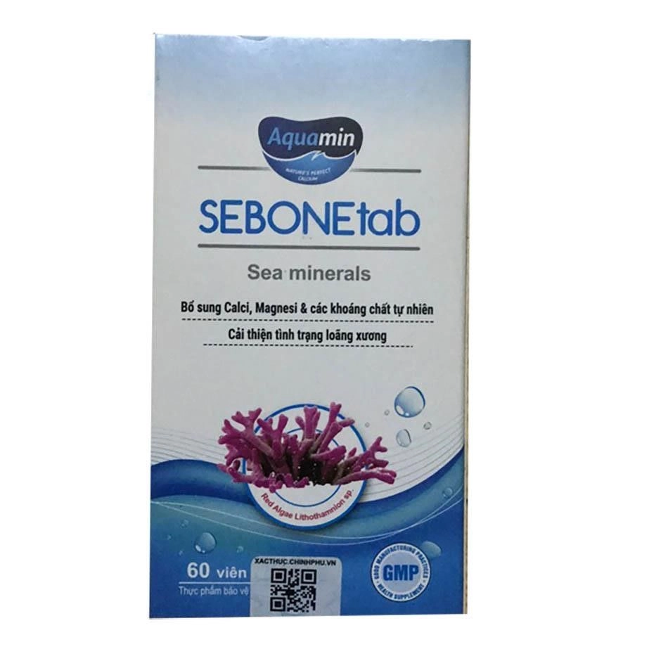 Viên uống bổ xương khớp SEBONEtab hộp 1 lọ 60 viên