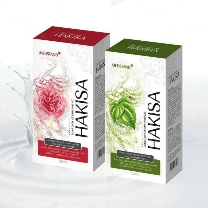 Dung dịch vệ sinh phụ nữ HAKISA Medstand (hương trầu không) hộp 1 chai 120ml
