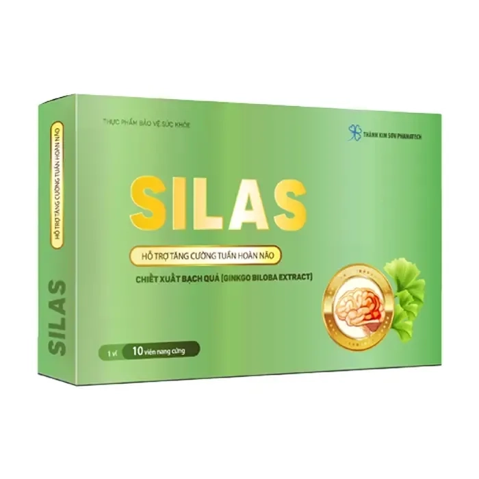 Viên uống tăng tuần hoàn não SILAS hộp 3 vỉ x 10 viên