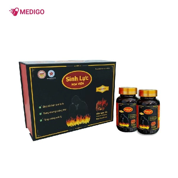 Bổ thận, tăng cường sinh lực Sinh Lực Hoa Viên hộp 2 lọ 30 viên