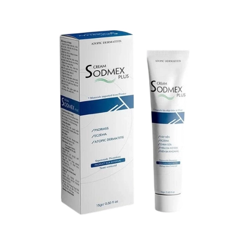 Kem bôi làm dịu da, kháng khuẩn Sodmex Plus Dermatitis hộp 1 tuýp 15g