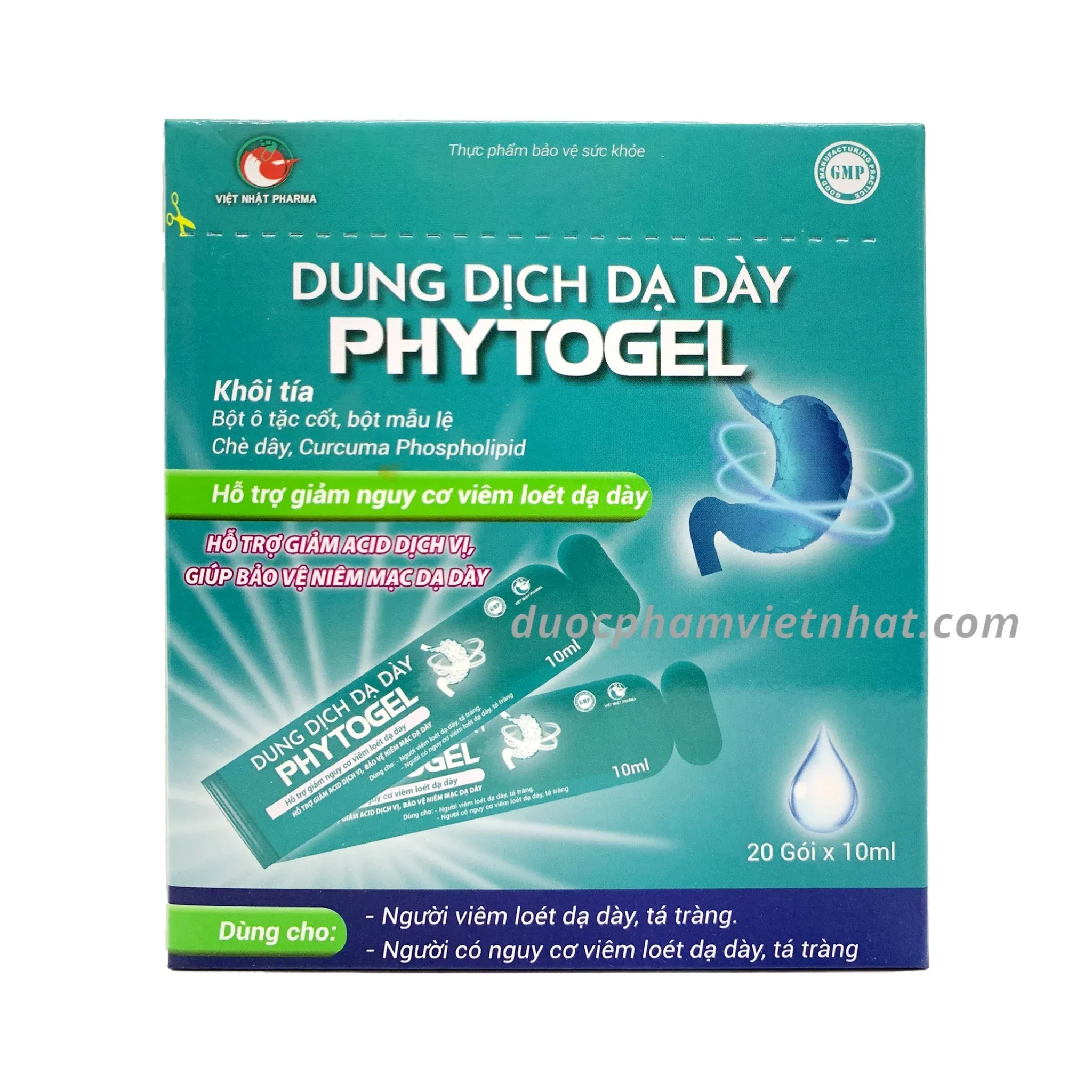 Dung dịch dạ dày PHYTOGEL hộp 20 gói x 10ml