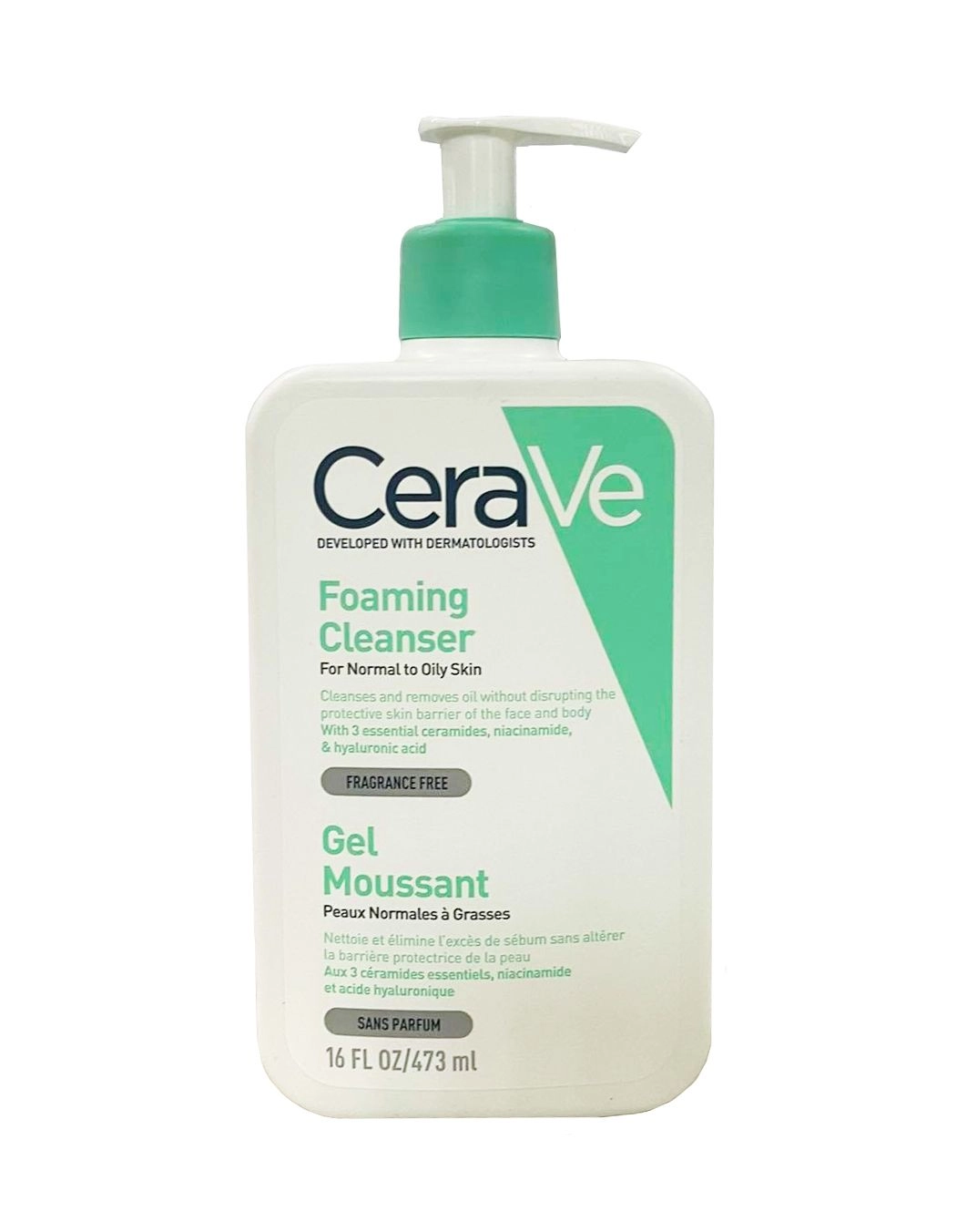 Sữa rửa mặt CeraVe Foaming Cleanser chai 473ml