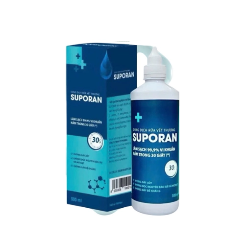 Dung dịch rửa vết thương SUPORAN hộp 1 chai 50ml