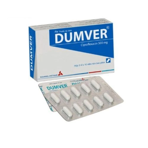 Thuốc kháng sinh Dumver hộp 3 vỉ x 10 viên