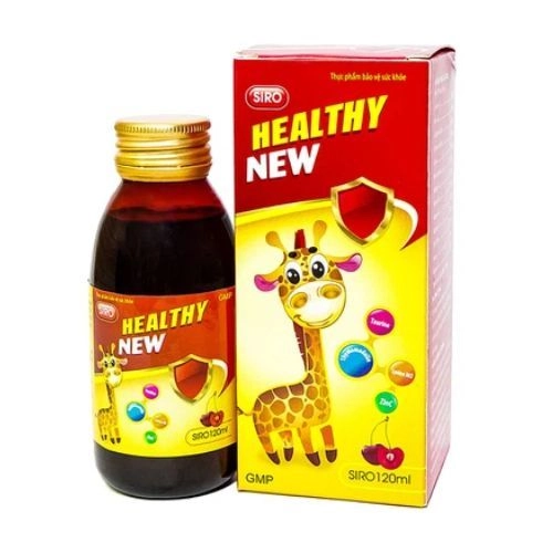 Siro bổ sung vitamin, lysine, taurin, hỗ trợ kích thích tiêu hóa Healthy New Kids hộp 1 chai x 120ml