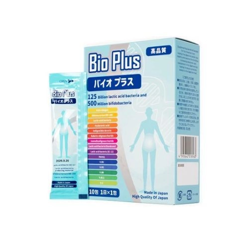Bổ sung vi khuẩn có lợi cho hệ tiêu hóa, cân bằng đường ruột Bio Plus Kenko hộp 10 gói x 15g