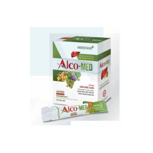 Viên uống giúp giải độc gan giảm mệt mỏi ALCO – MED hộp 20 gói