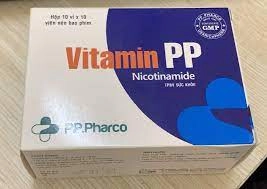 Vitamin PP 500mg PP.Pharco hộp 10 vỉ x 10 viên nén bao phim