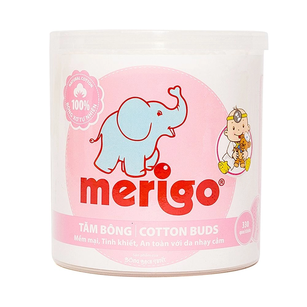 Tăm bông Merigo hộp 330 que