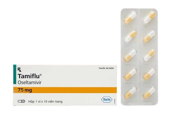 Thuốc kháng virus Tamiflu 75 mg hộp 1 vỉ x 10 viên