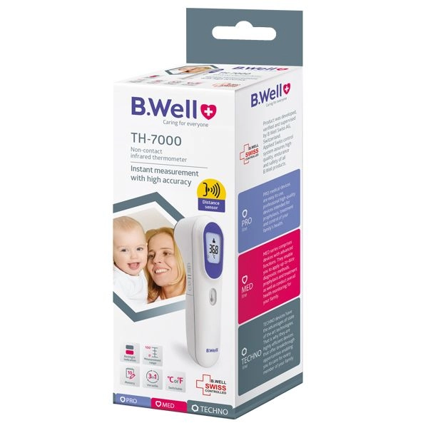 Nhiệt kế hồng ngoại B.WELL SWISS TH-7000 hộp 1 cái