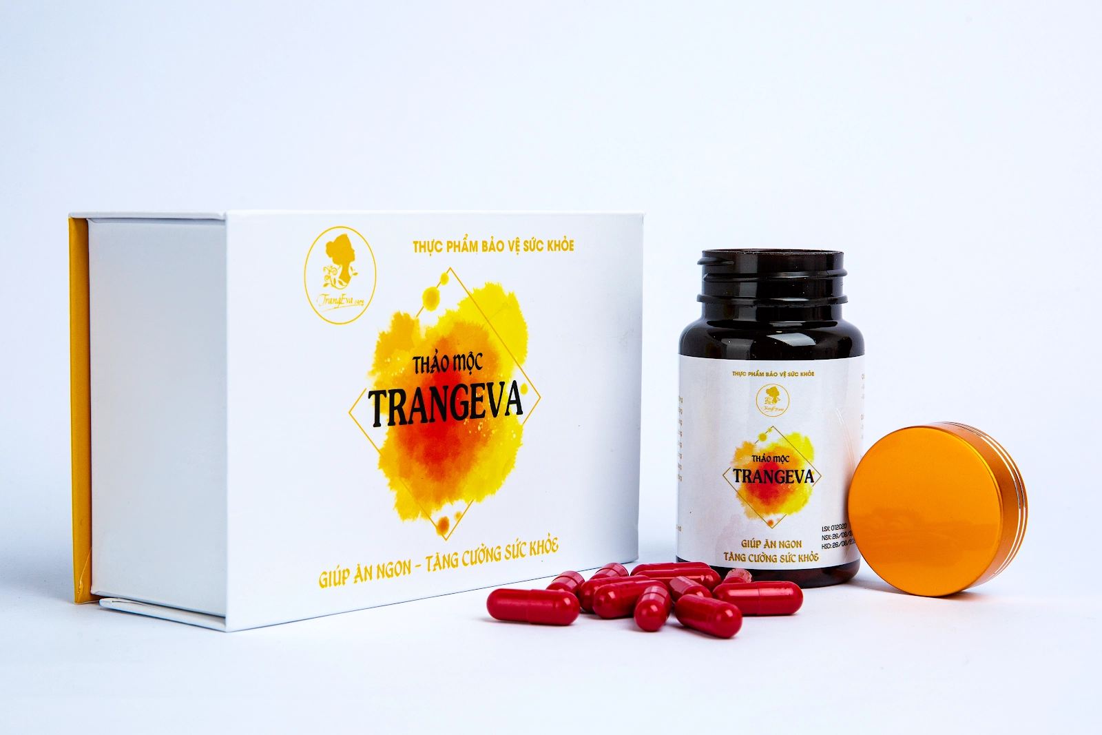 Giúp ăn ngon, tăng cường sức khỏe Thảo Mộc Trang Eva hộp 1 lọ 60 viên