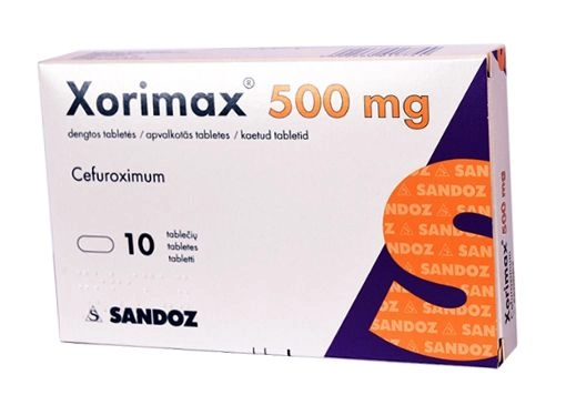 Thuốc kháng sinh Xorimax 500mg hộp 10 viên