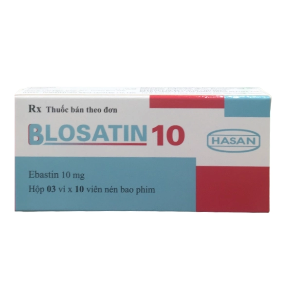 Thuốc chống dị ứng Blosatin 10 hộp 3 vỉ x 10 viên