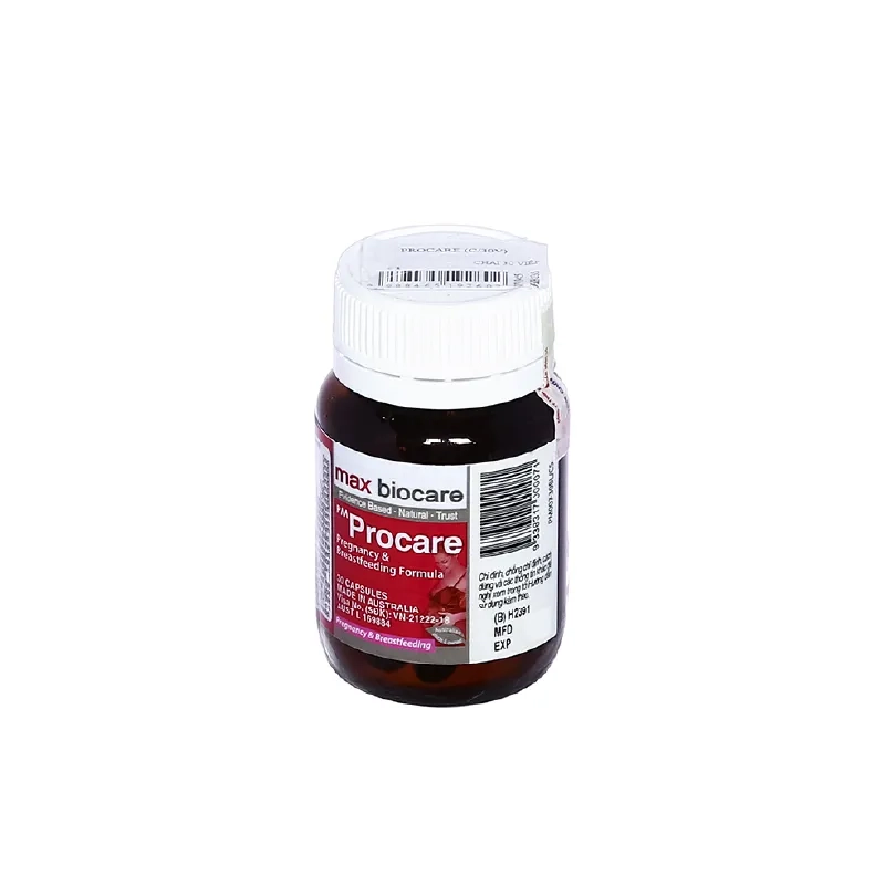 Thuốc bổ cho phụ nữ mang thai PM Procare lọ 30 viên