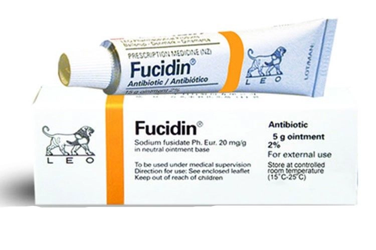 Thuốc mỡ trị nhiễm khuẩn Fucidin 2% tuýp 15g