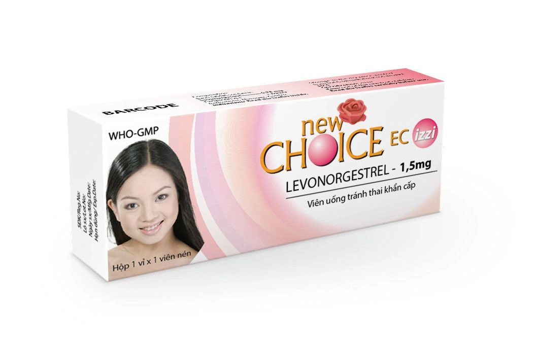 Thuốc tránh thai khẩn cấp 72h New Choice EC izzi hộp 1 viên