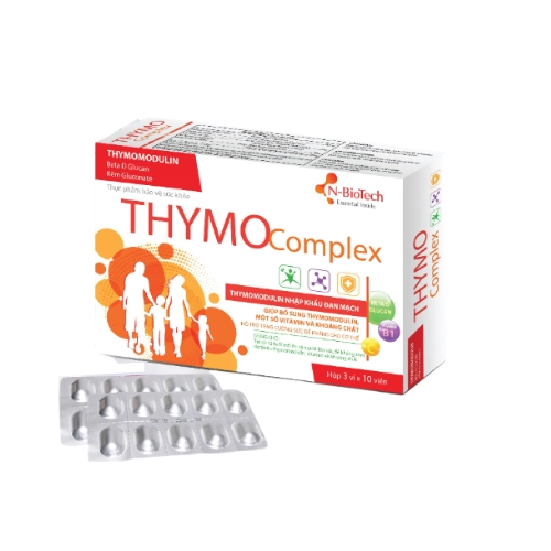Hỗ trợ tăng cường sức đề kháng Thymo Complex N-Biotech hộp 3 vỉ x 10 viên