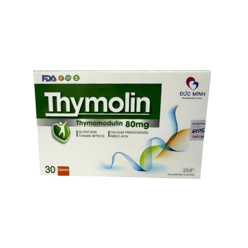 Tăng cường sức đề kháng Thymolin Đức Minh hộp 3 vỉ x 10 viên