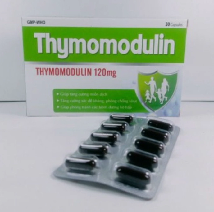 Giúp tăng cường miễn dịch Thymomodulin 120mg (hộp xanh lá) hộp 3 vỉ x 10 viên
