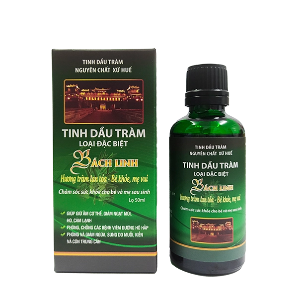 Tinh dầu tràm loại đặc biệt Bách Linh hộp 1 chai 50ml