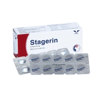 Thuốc trị chóng mặt Stagerin hộp 5 vỉ x 10 viên