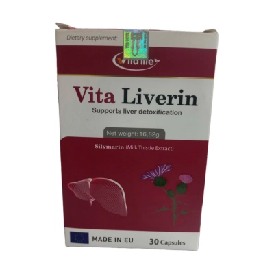 Viên uống giải độc gan Vita Liverin hộp 2 vỉ x 15 viên