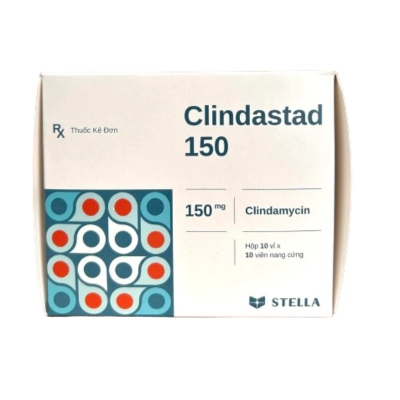 Thuốc kháng sinh Clindastad 150 hộp 10 vỉ x 10 viên