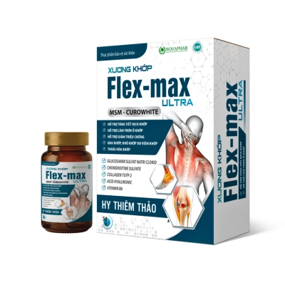 Viên uống bổ khớp Xương Khớp Flex-max ULTRA hộp 1 lọ 50 viên nén
