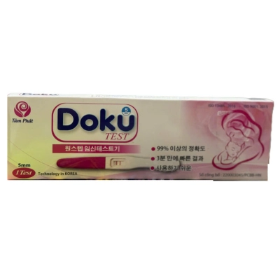 Bút thử thai Doku Test 5mm hộp 1 cái