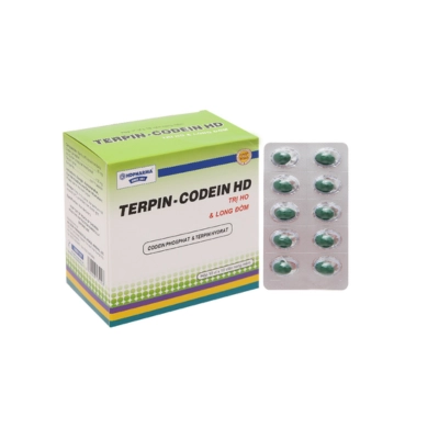 Thuốc ho Terpin - Codein HD hộp 10 vỉ x 10 viên