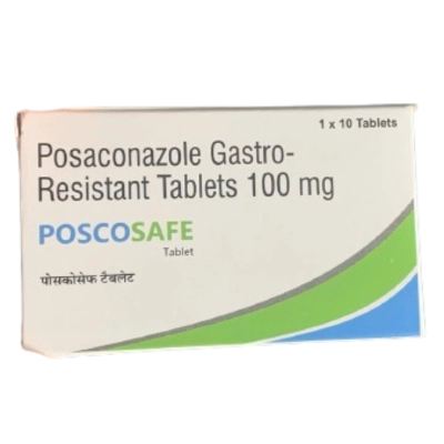Thuốc kháng nấm POSCOSAFE 100 hộp 1 vỉ x 10 viên