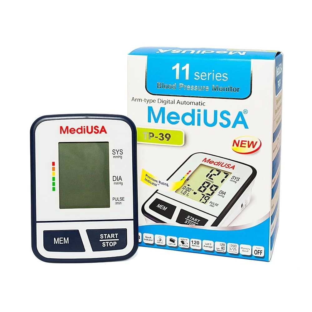 Máy đo huyết áp bắp tay MediUSA TP-39 hộp 1 cái