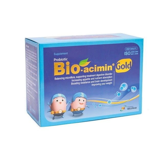 Cốm vi sinh Bio-acimin Gold hộp 30 gói x 4g