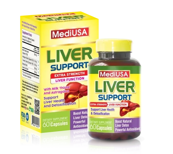 Hỗ trợ tăng chức năng gan MediUSA Liver Support hộp 60 viên