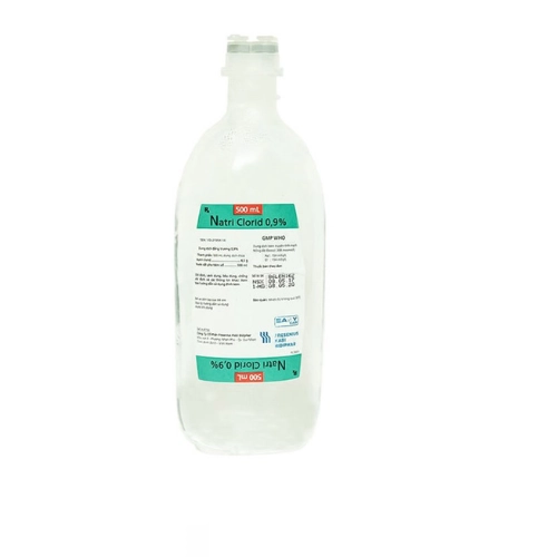 Dung dịch truyền tĩnh mạch Natri Clorid 0.9% Bidiphar  chai 500ml